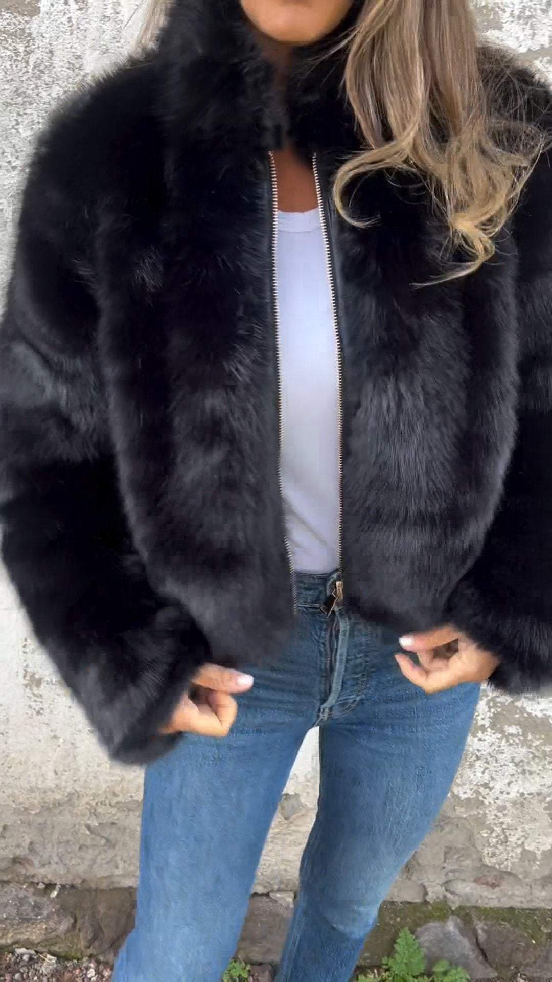 Emma™ - Chaqueta de piel de lujo