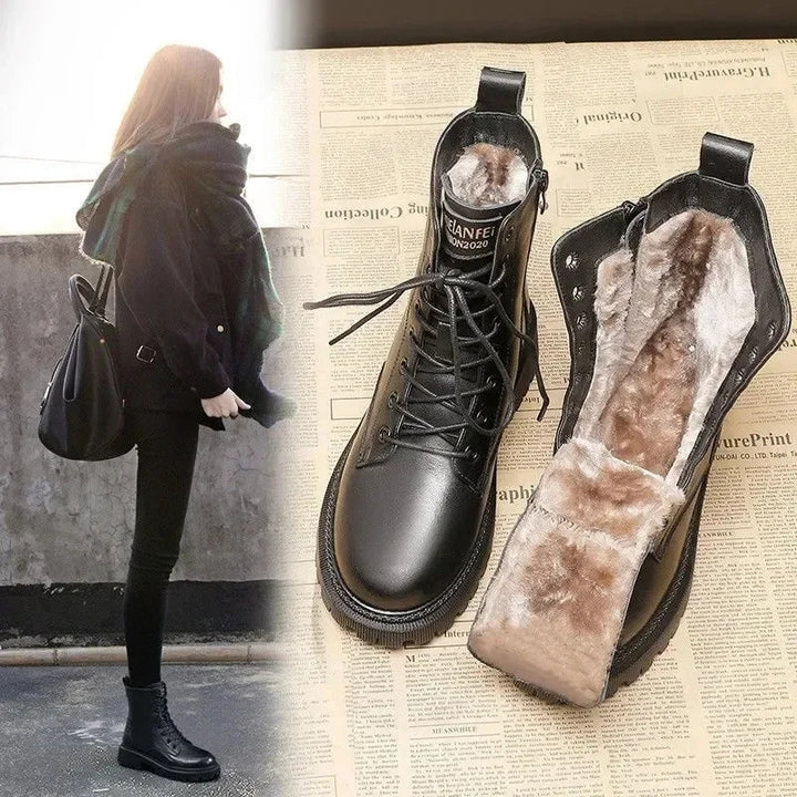 Elena - Botas de invierno con forro de piel sintética
