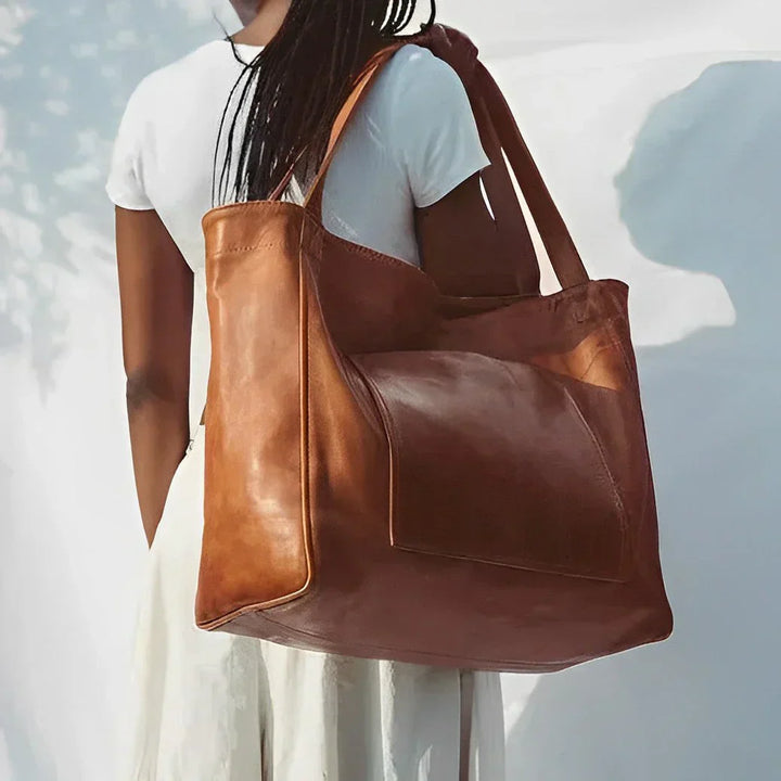 Héloise™ - Bolsa de Cuero con Estilo Retro