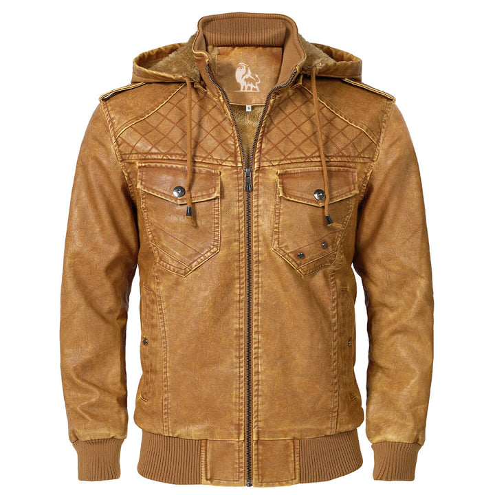 Chaqueta de Cuero de Lujo