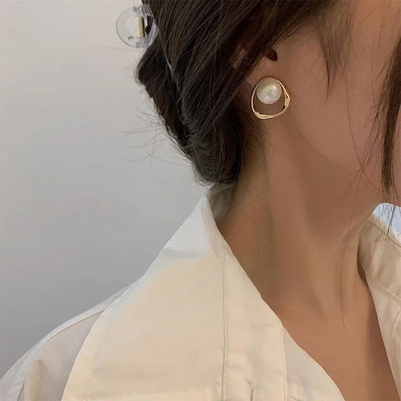 Pendientes vintage de perlas Emma