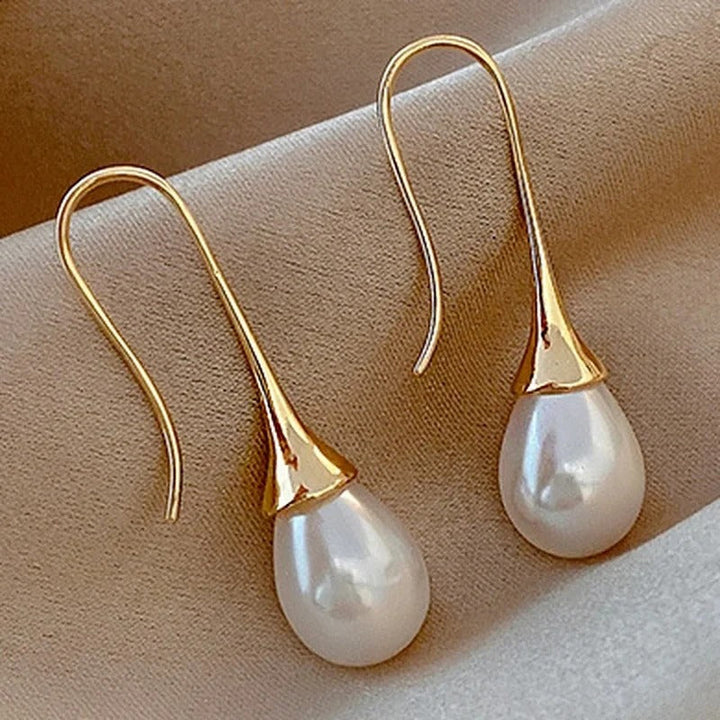 Pendientes de perlas clásicas Helena