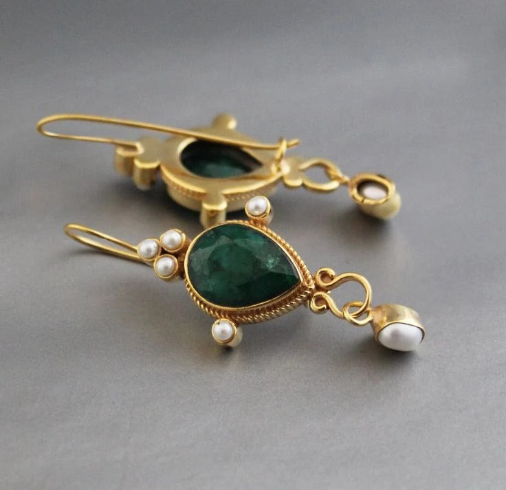 Pendientes vintage de perlas Gaby