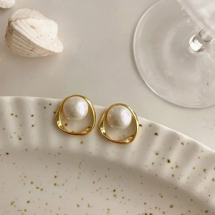 Pendientes vintage de perlas Emma