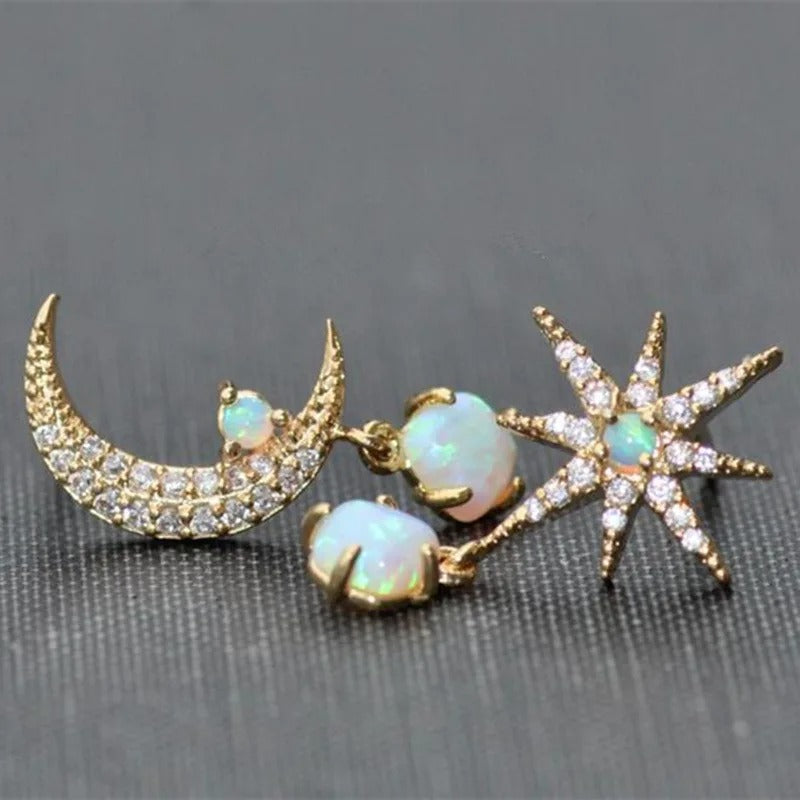 Pendientes de perlas de clase estrella
