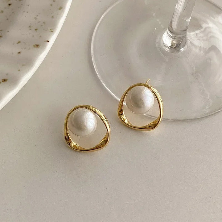 Pendientes vintage de perlas Emma