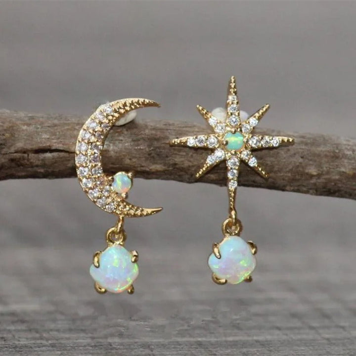 Pendientes de perlas de clase estrella