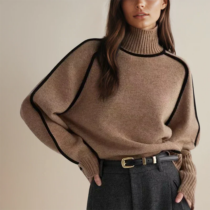 Amandine™ - Suéter Chic de Cuello Alto