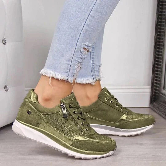 Penelope™ - Zapatillas Ortopédicas con Cierre de Cremallera