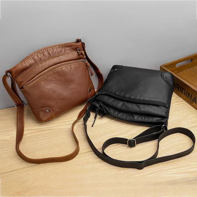 Sandrine™ - Bolso bandolera de cuero